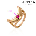 11143 xuping Mode Finger 18k Gold Jäten Ringe mit Stein